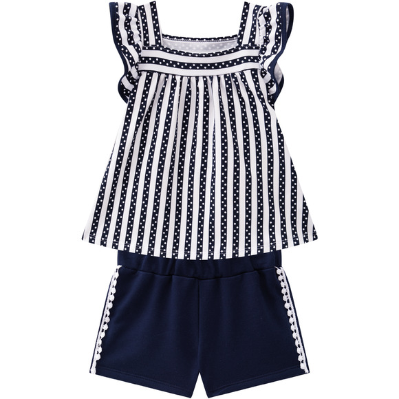 Pompon Set Blue Navy size 8 - Picture 6 of 8